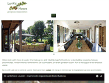 Tablet Screenshot of larikshoeve.nl